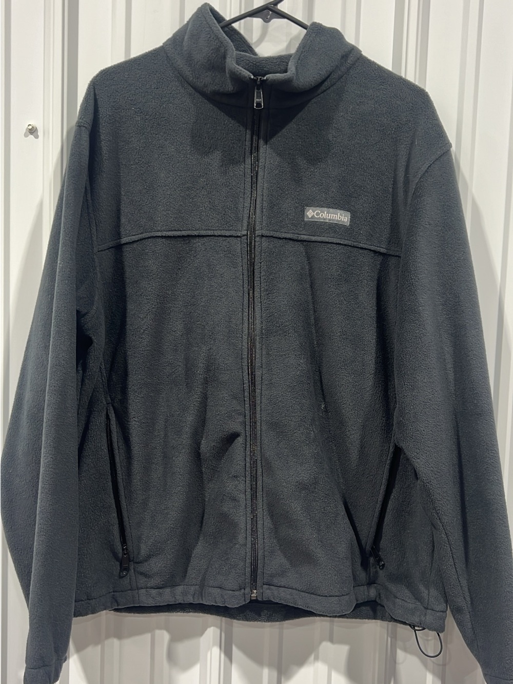 Columbia Men's Dark Gray Full-Zip Fleece Jacket